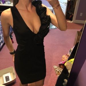 Black Jessica McClintock formal dress
